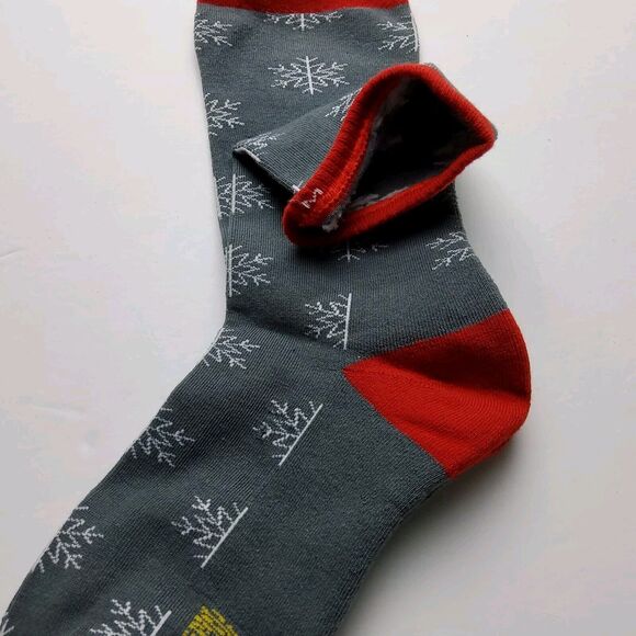 Voxx Life Stasis Neuro Socks Wellness Crew Snow Holiday Sz M (Wo 7.5-11, M 6-9) - Picture 4 of 4